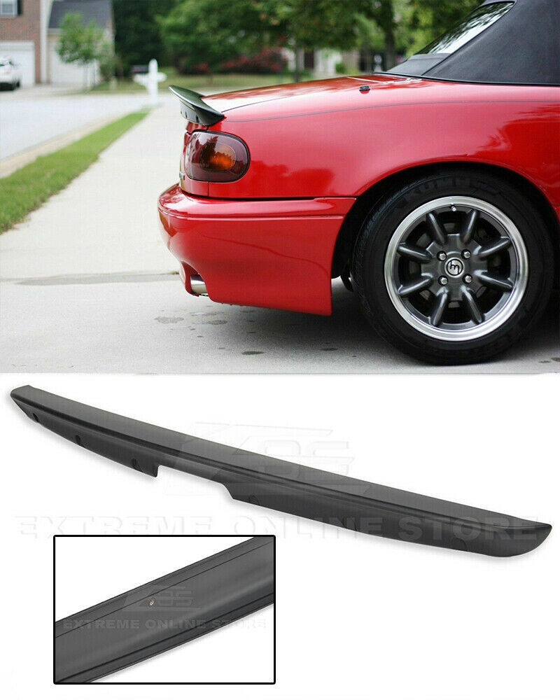 For 90-97 Mazda Miata MX5 ABS Plastic Rear Trunk Lid Wing KG WORKS Style Spoiler
