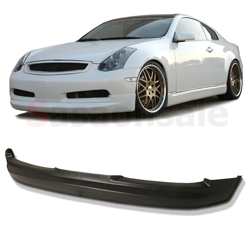 [SASA] Fit for 2003-2006 Infiniti G35 2dr Coupe GL PU Front Bumper Lip Spoiler