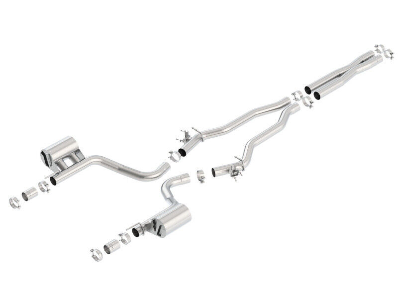 For 2015-2023 Charger Hellcat 6.2L Borla ATAK Cat back Exhaust W/ Valves No Tip
