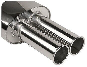 Piper Exhaust System 2 Silencers for Honda Civic CRX 1.5/1.6 87-91