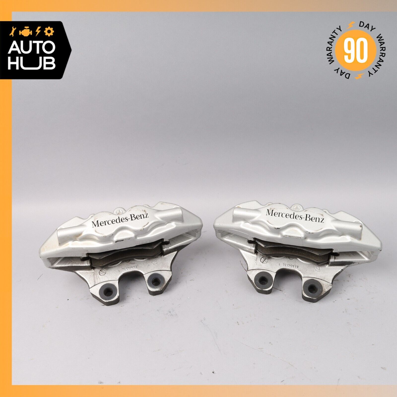 03-06 Mercedes W220 S600 CL55 AMG Rear Left & Right Brake Calipers Set OEM