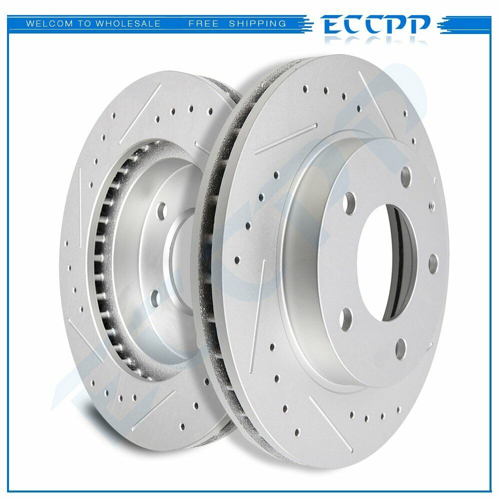 For Mazda Protege5 MX-6 626 Front 258 mm Drilled And Slotted Brake Rotors
