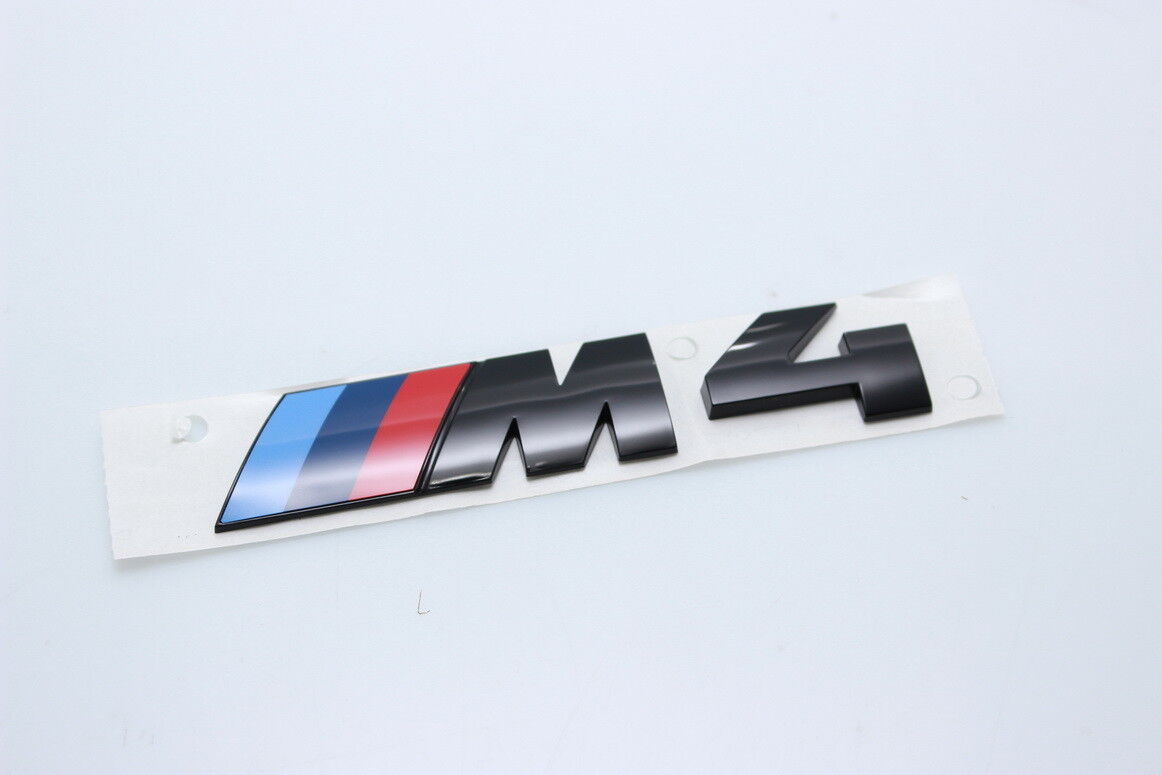 BMW Genuine F82 M4 Rear Trunk Emblem Badge Black