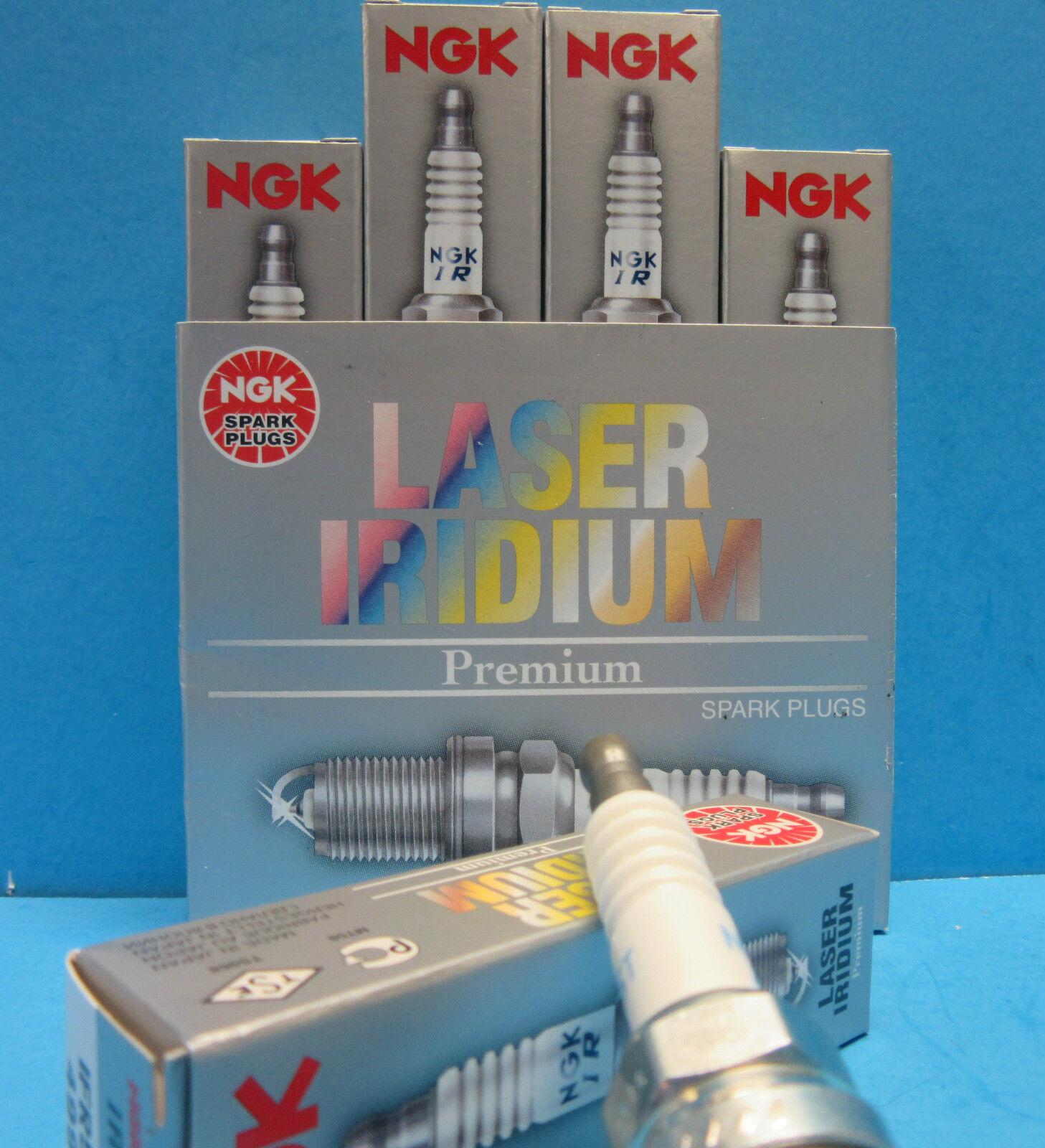 Set of 4 Spark Plugs Genuine NGK 4996 OEM # IFR5T11 Laser Iridium Upgrade 