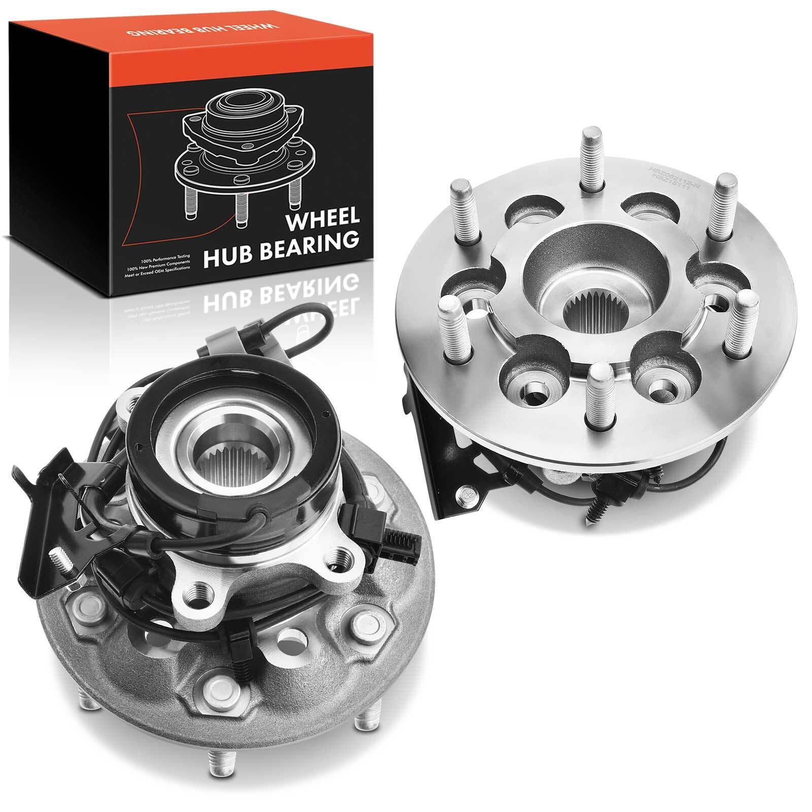 2x Front LH & RH Wheel Hub Bearing with ABS for Chevrolet Colorado Isuzu i-370