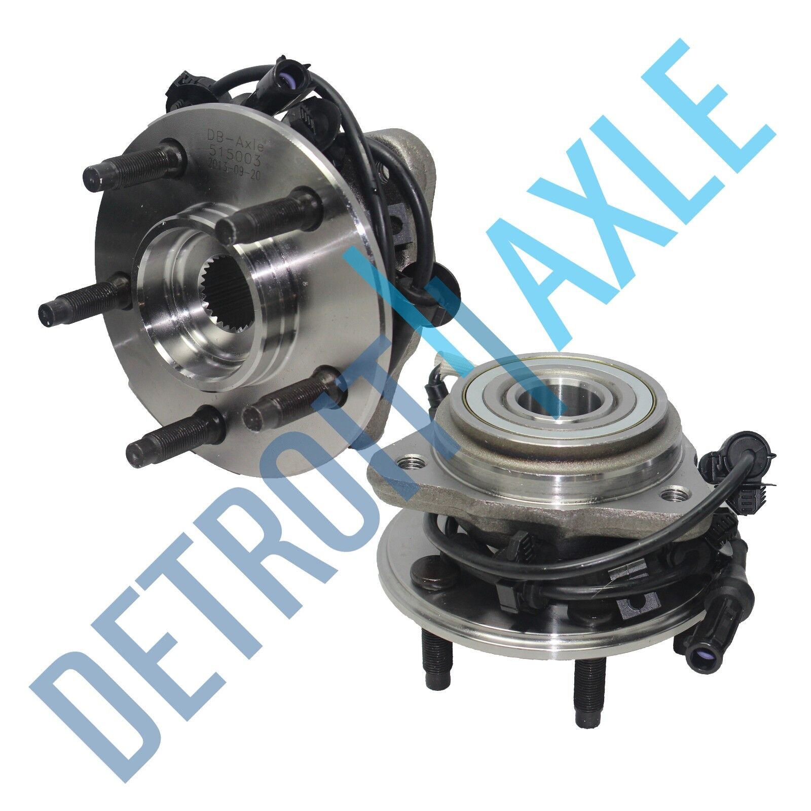 Set of (2) New Front Wheel Hub and Bearings for Ford Ranger Mazda Mercury 4x4