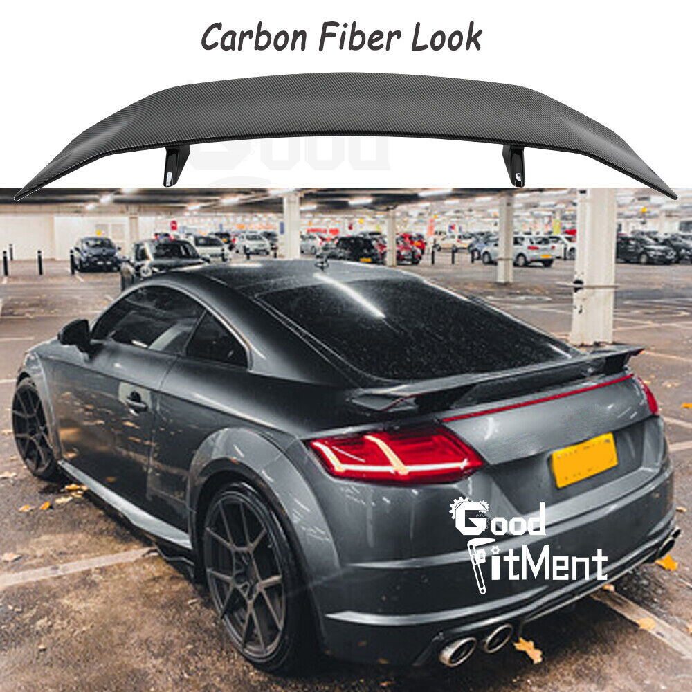 For AUDI TT RS Carbon Fiber Car Rear Trunk Spoiler Racing Wing GT Style 46