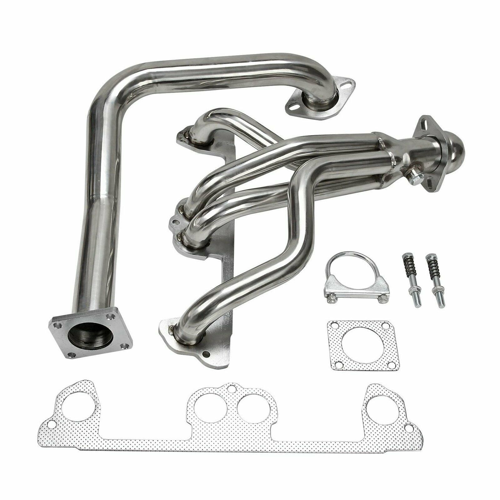 For 91-95 Jeep Wrangler YJ 2.5L L4 Exhaust Manifold Headers w/ Downpip-MT001047
