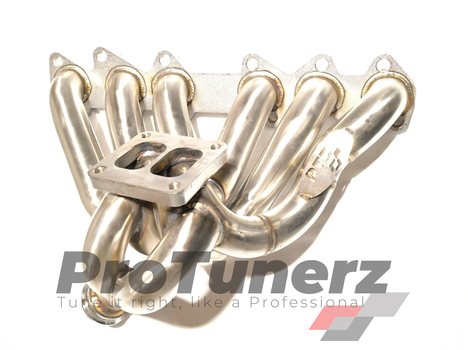 Toyota 2JZGTE Turbo Manifold T4 Divided Stainless SC300 Supra Aristo THICK