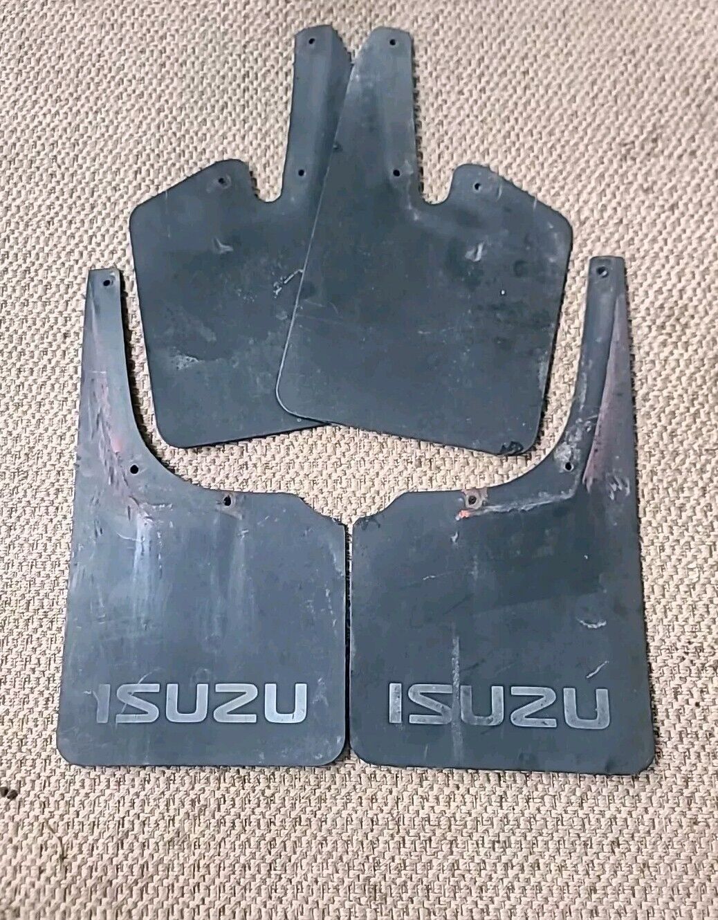 89-94 Isuzu Amigo Mud Flaps Splash Guards 4WD - Set 4ZE1 4ZD1