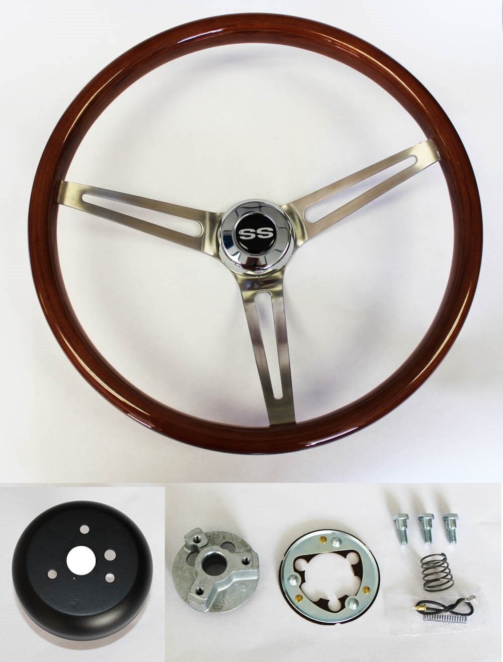 Chevelle Impala Nova Wood Steering Wheel High Gloss Finish 15