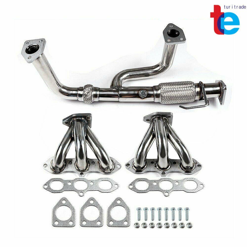 Stainless Header Exhaust Manifold For 98-02 Accord 3.0 V6/99-03 Tl/cl