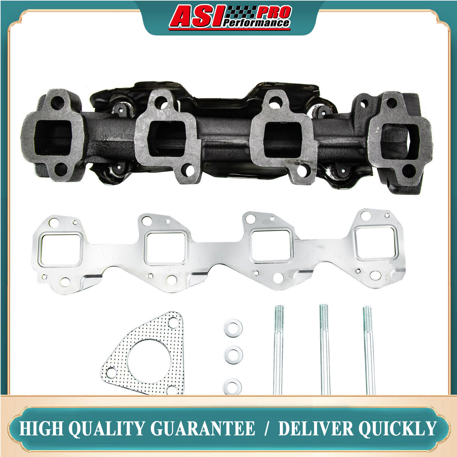 Exhaust Manifold Right Passenger Side For 01-13 12 Chevy GMC Pickup Truck 6.6 US