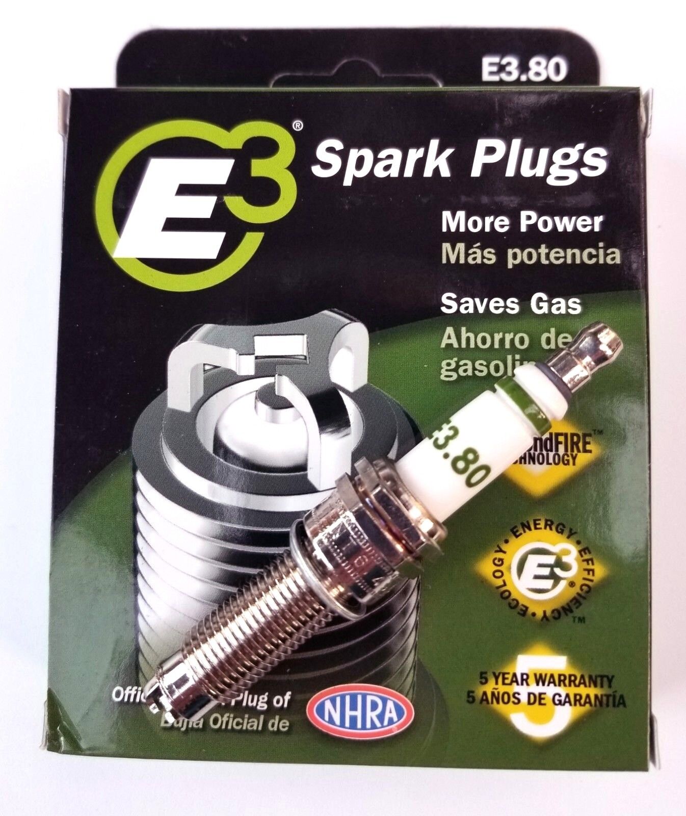 E3.80 E3 Premium Automotive Spark Plugs - 4 SPARK PLUGS