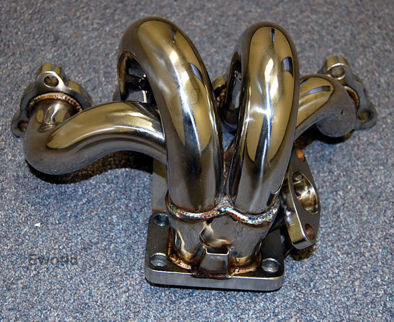 FOR Honda H-series Civic T3 Stainless Turbo Manifold Header H22 Prelude H-22 H 