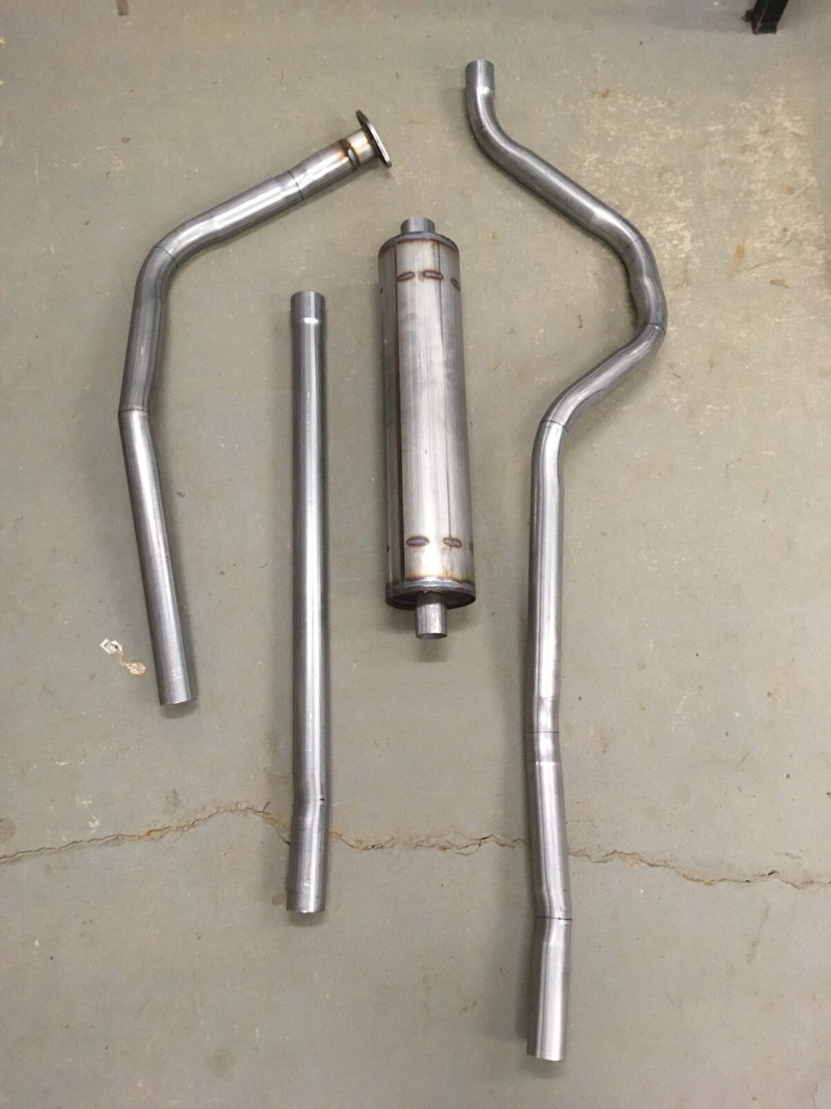1950 3100 1st Series Chevy Pickup Truck Complete Stock Exhaust System Inline 6