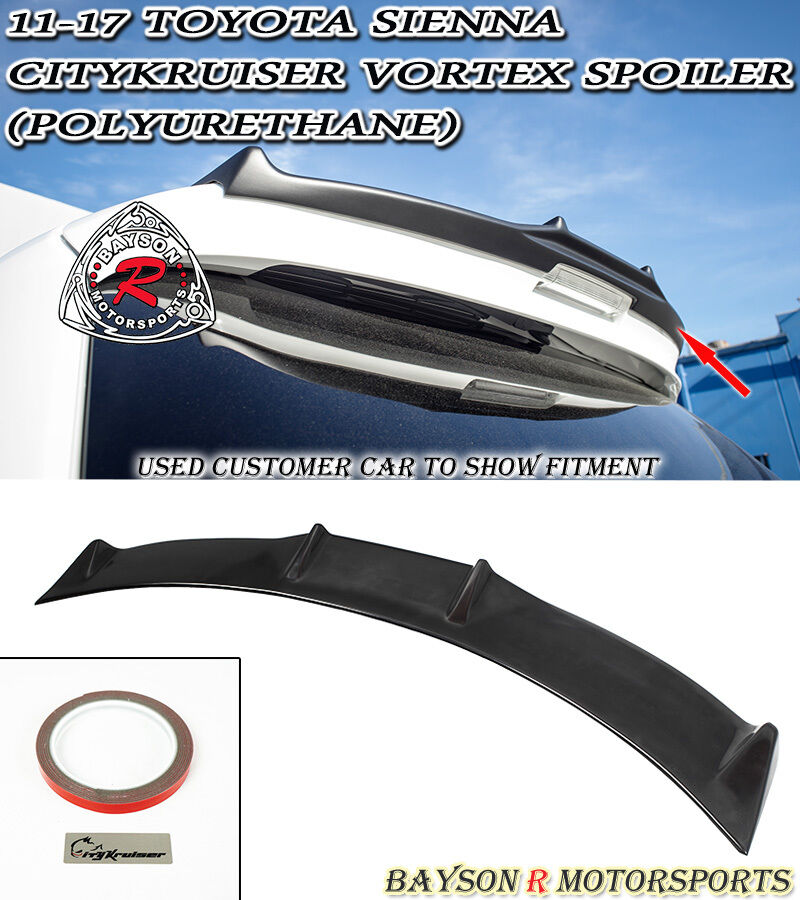 CityKruiser Vortex Add-on Roof Spoiler Wing (Urethane) Fits 11-17 Toyota Sienna