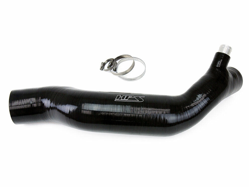 HPS Silicone Air Intake Tube Hose Kit for Lexus 16-17 IS200t 2.0L Turbo BLACK