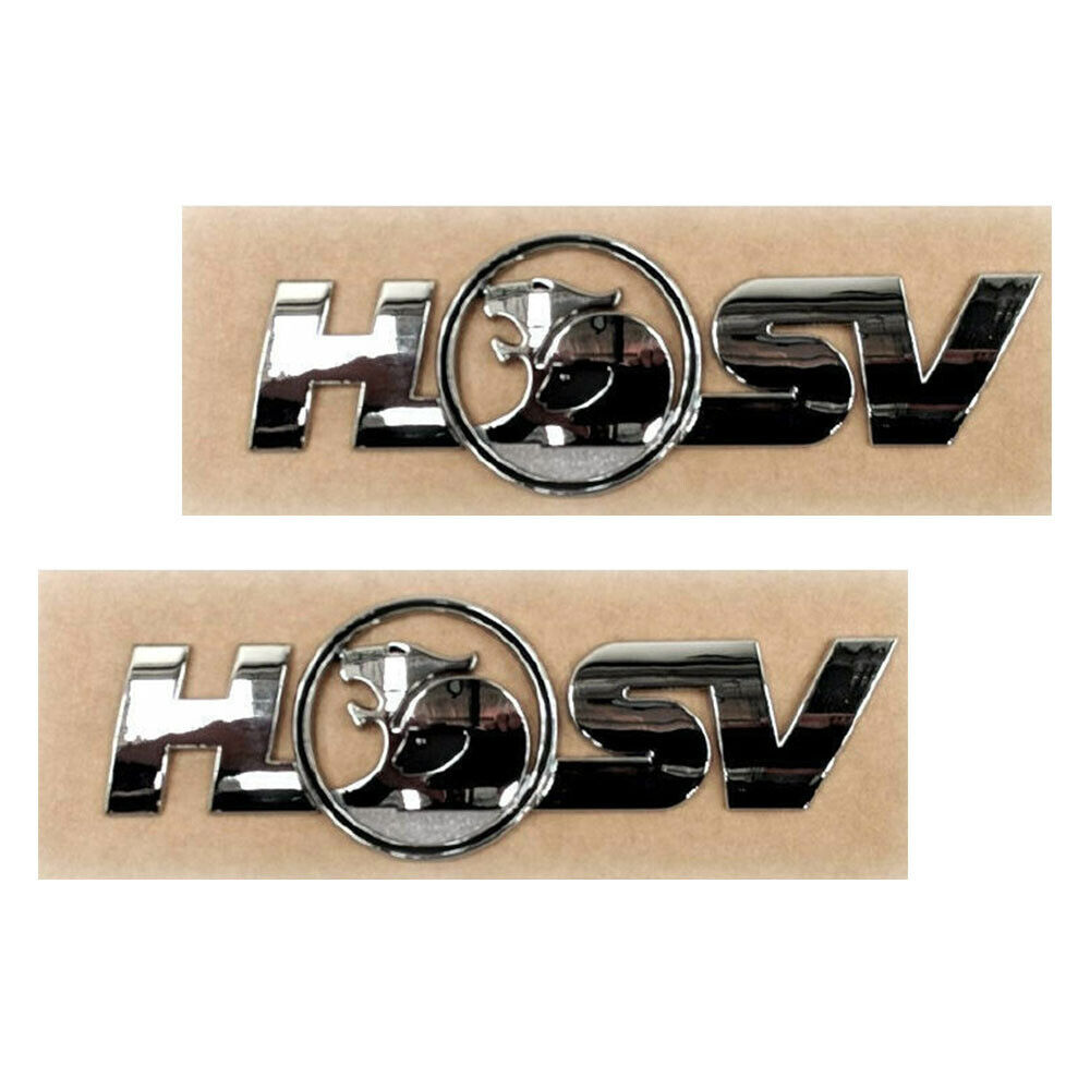 Genuine HSV Badge Fender / Guard HSV for VE E1 E2 E3 E Series Clubsport Pair