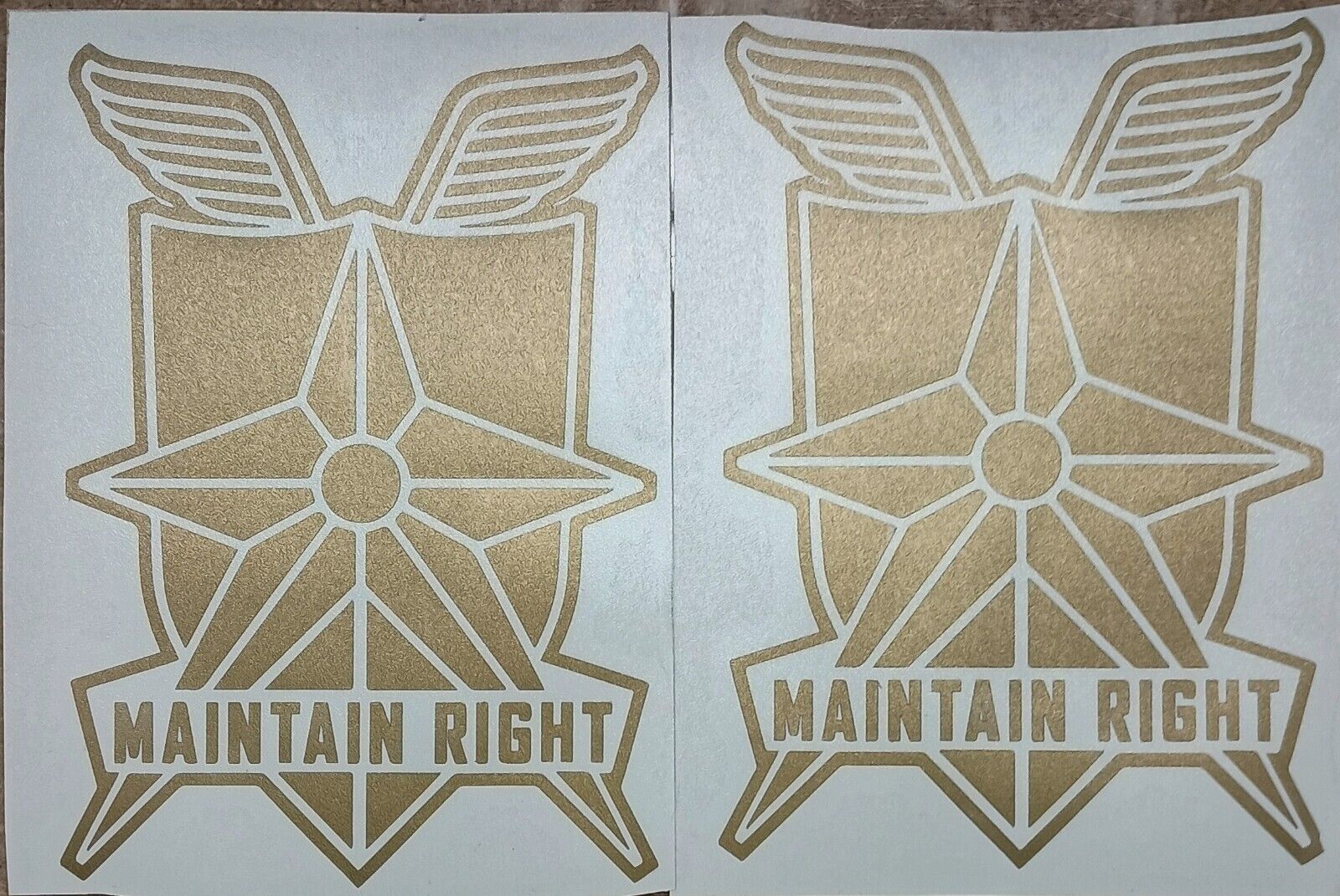 X2 MFP MAD MAX GOLD sticker decal badge Pursuit Special Road Warrior Interceptor