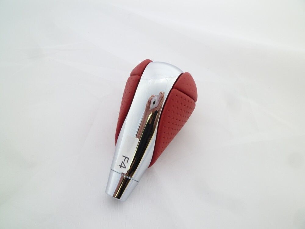Genuine Toyota Lexus IS F Shift Knob Red Leather Chrome Automatic F/S