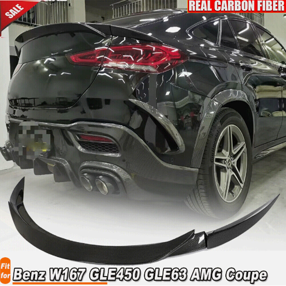 W167 GLE450 GLE63 AMG Real CARBON FIBER Rear Trunk Spoiler Wing Benz Coupe 2020+