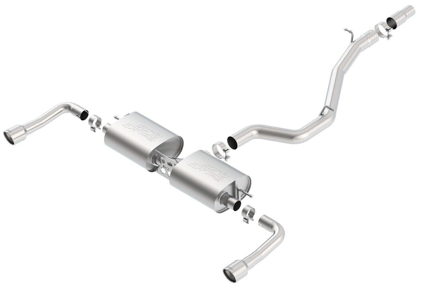 Borla 140682 S-Type Exhaust System Fits 2015-2020 A3 Quattro