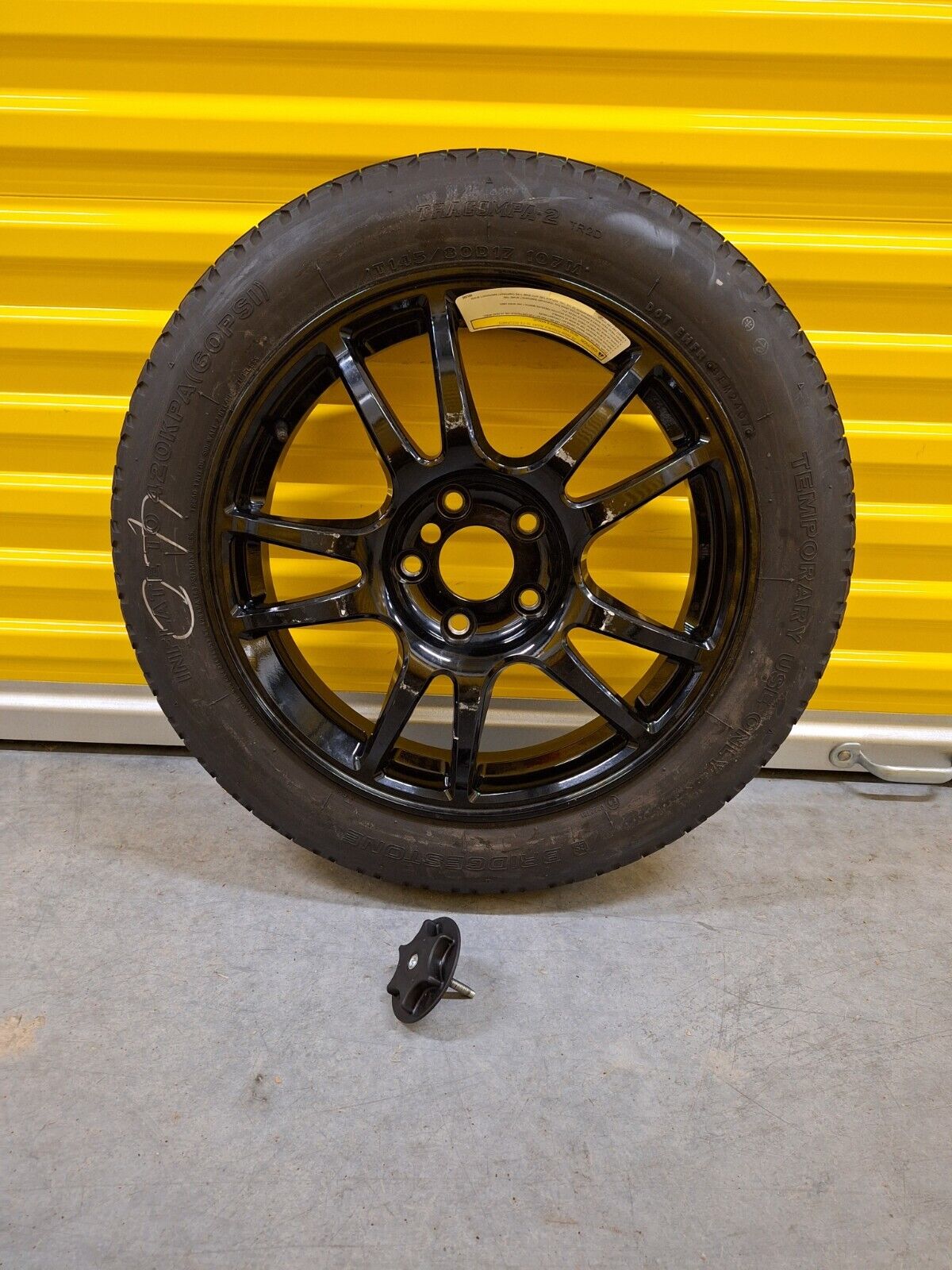 2007-2013 Infiniti G35 G37 Spare Tire Emergency Donut Wheel Rim T145/80D17