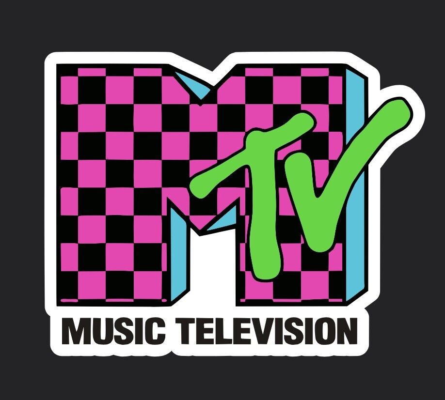 MTV Vinyl Sticker/Decal - Music Television - 80's - 90's - Videos - Reality TV