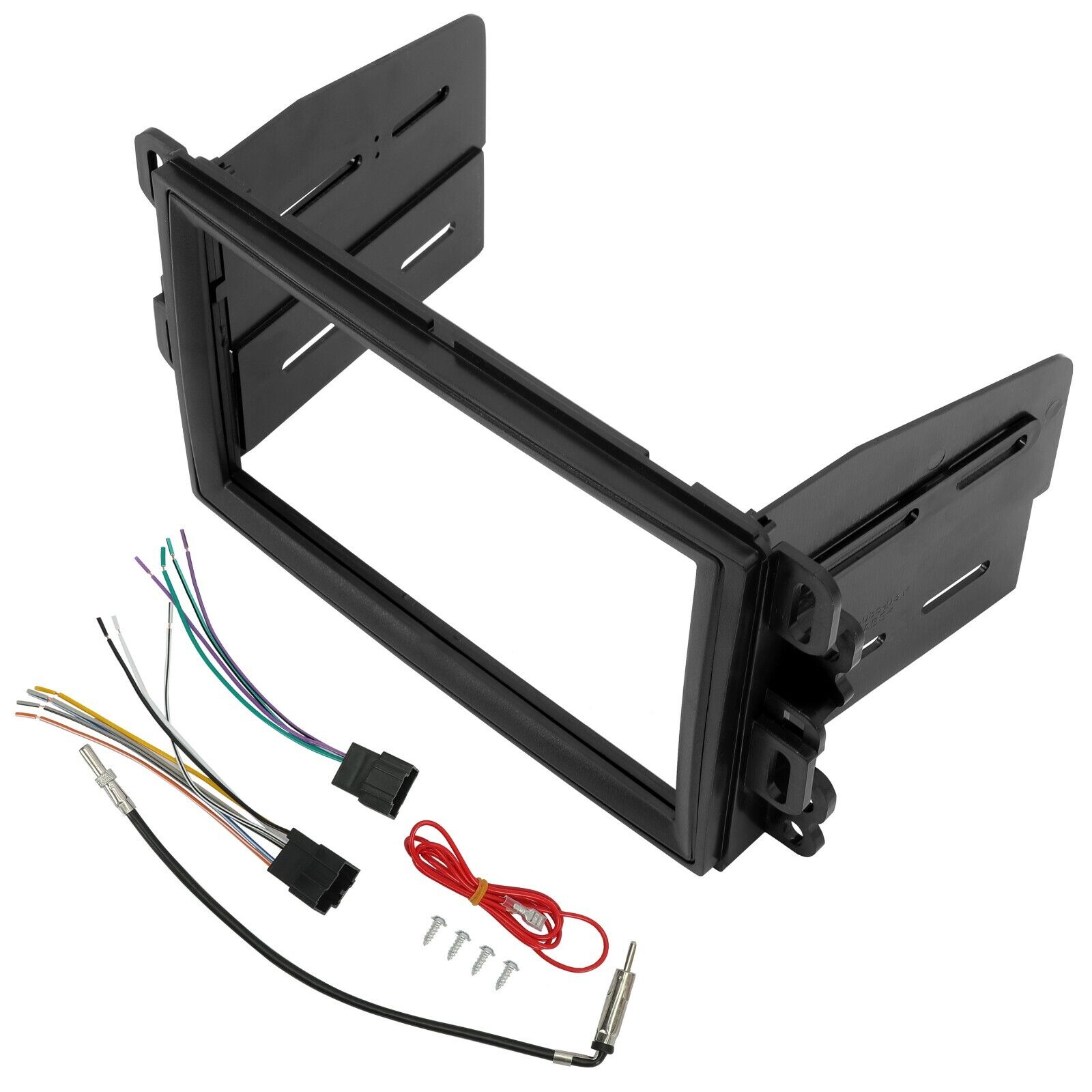 Double Din Dash Kit Stereo Radio Wire Harness FOR CHEVROLET 06-14