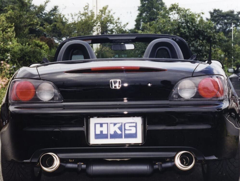 HKS Dual Exit Hi-Power Exhaust System w/ Polished Tips for Honda S2000 AP1 AP2