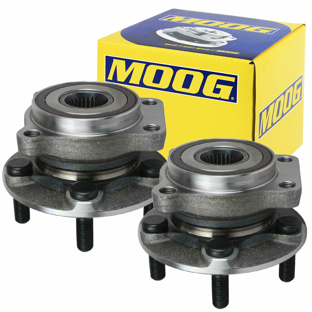 2 Moog Front Wheel Bearing and Hub Assembly For 2005-14 Subaru Outback Legacy
