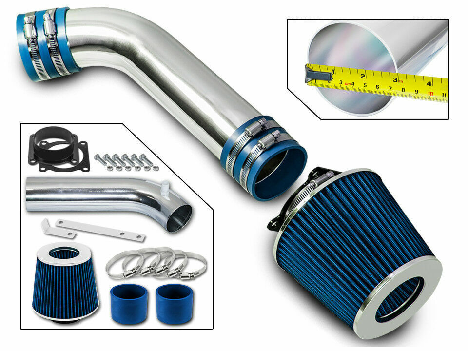 RAM AIR INTAKE KIT +BLUE FILTER For 03-06 Nissan 350Z 3.5L V6 Z33 Fairlady Coupe