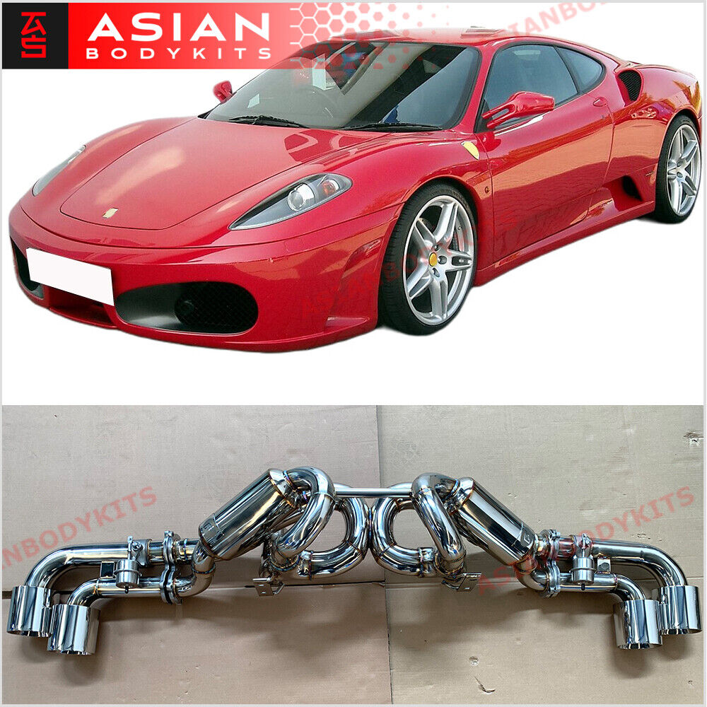 VALVED EXHAUST CATBACK MUFFLERS for FERRARI F430 COUPE SPIDER 05 - 09