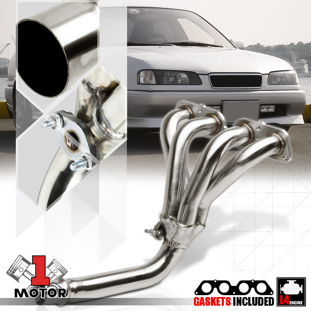 Stainless Steel Exhaust Header Manifold for 98-01 Toyota Corolla E110 1ZZ-FE 1.8