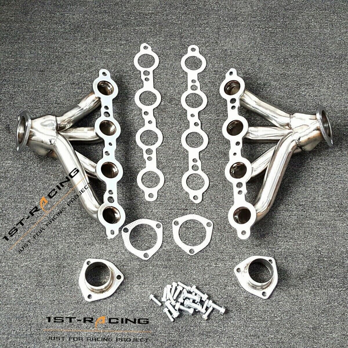 LS Swap Exhaust Headers FOR Chevrolet Impala &Biscayne Bel Air 5.3L 5.7L 1958-64