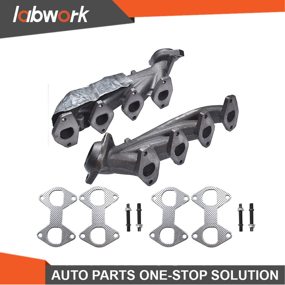 Labwork Left & Right Exhaust Manifold Kit For Ford Expedition F-150 Truck 5.4L