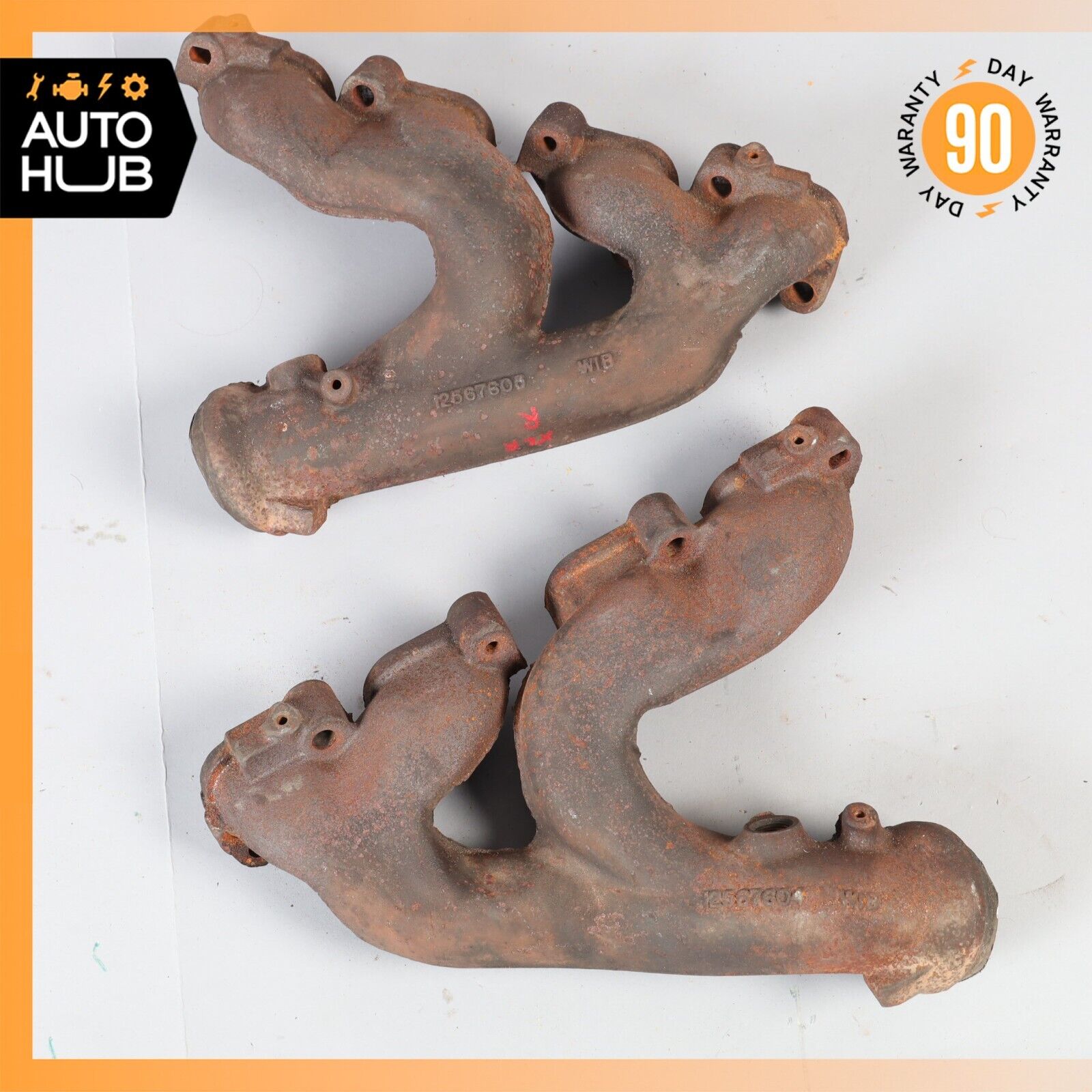 04-09 Cadillac XLR 4.6L V8 Exhaust Manifold Left and Right Side Set OEM