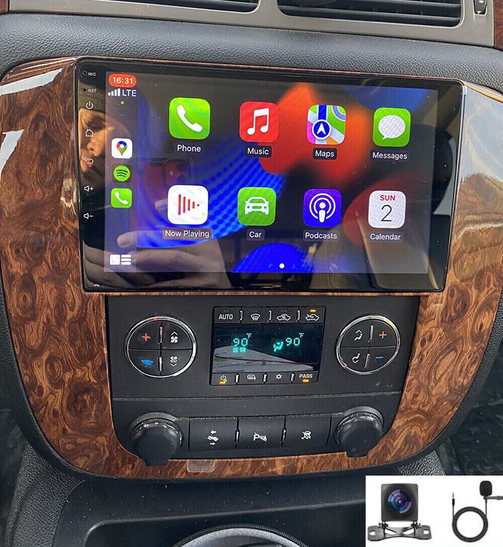 For GMC Yukon Chevy Tahoe Suburban Android 12 Apple Carplay Car Stereo Radio GPS