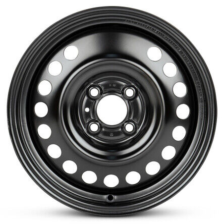 New Wheel For 2012-2019 Nissan Versa 15 Inch Black Steel Rim