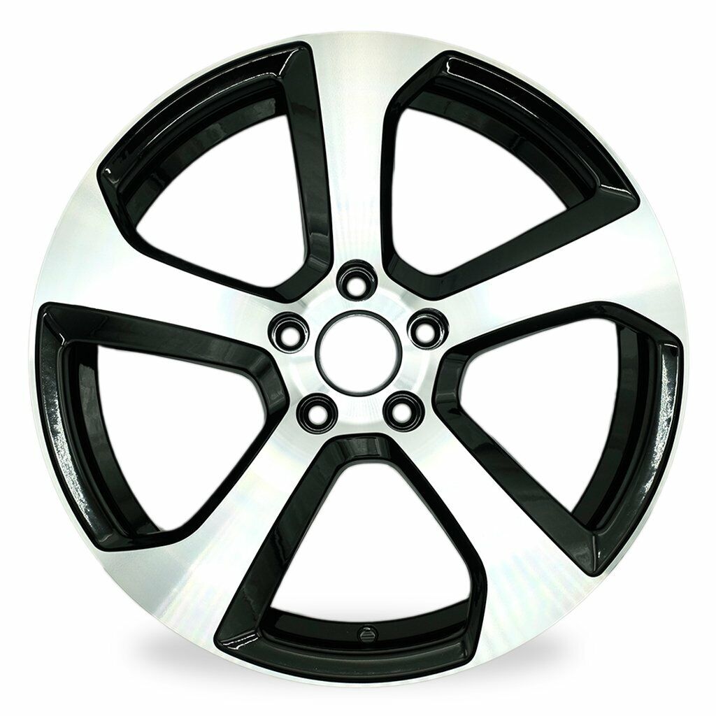 For Volkswagen Golf GTI OEM Design Wheel 18” 14-20 18x7.5 Machined Black 69980