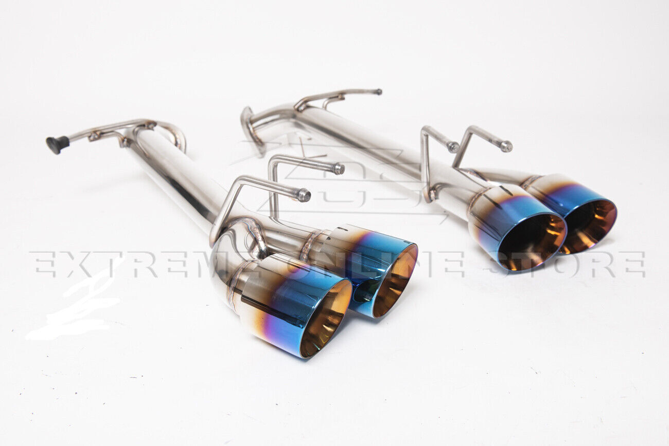REAR DUAL AXLE BACK BURNT TIPS MUFFLER EXHAUST FOR TOYOTA CAMRY 2.5 2018-UP