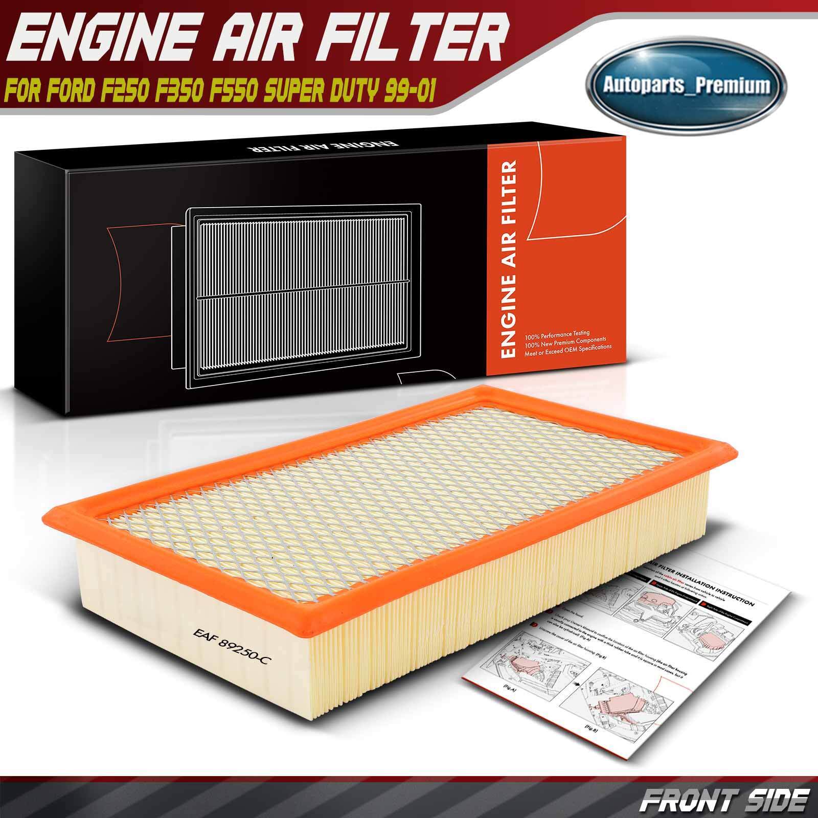 Engine Air Filter for Ford F-250 F350 F550 Super Duty 1999-2001 Excursion 7.3L