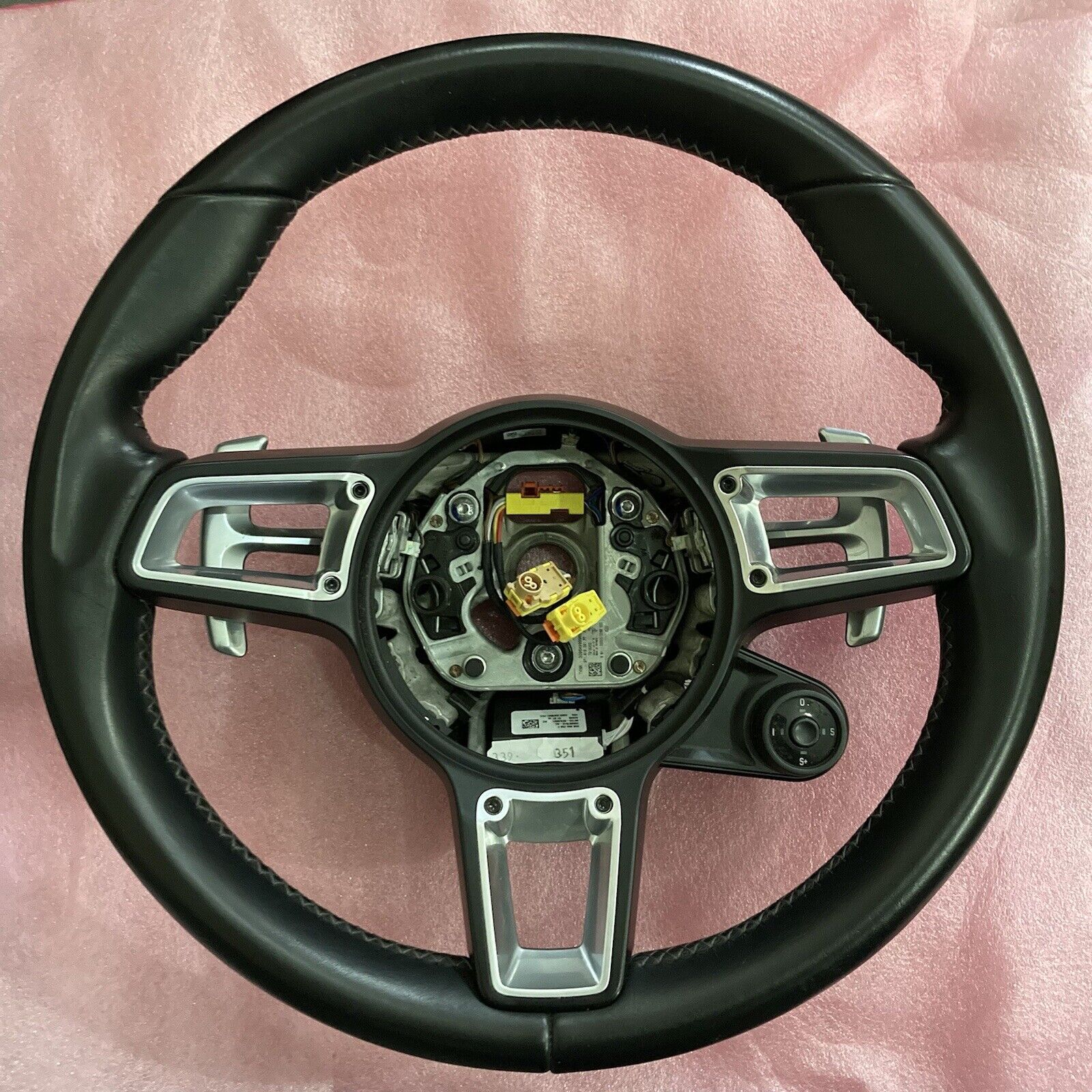 OEM Porsche 911 Leather GT SMALL DIAMETER PDK Steering Wheel GT2 GT3 991.2 718