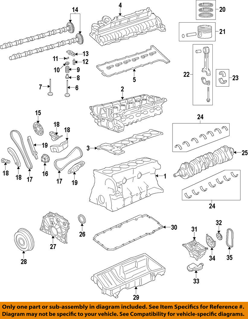 BMW OEM 14-18 X5-Engine Crankshaft Crank Seal 11148591633