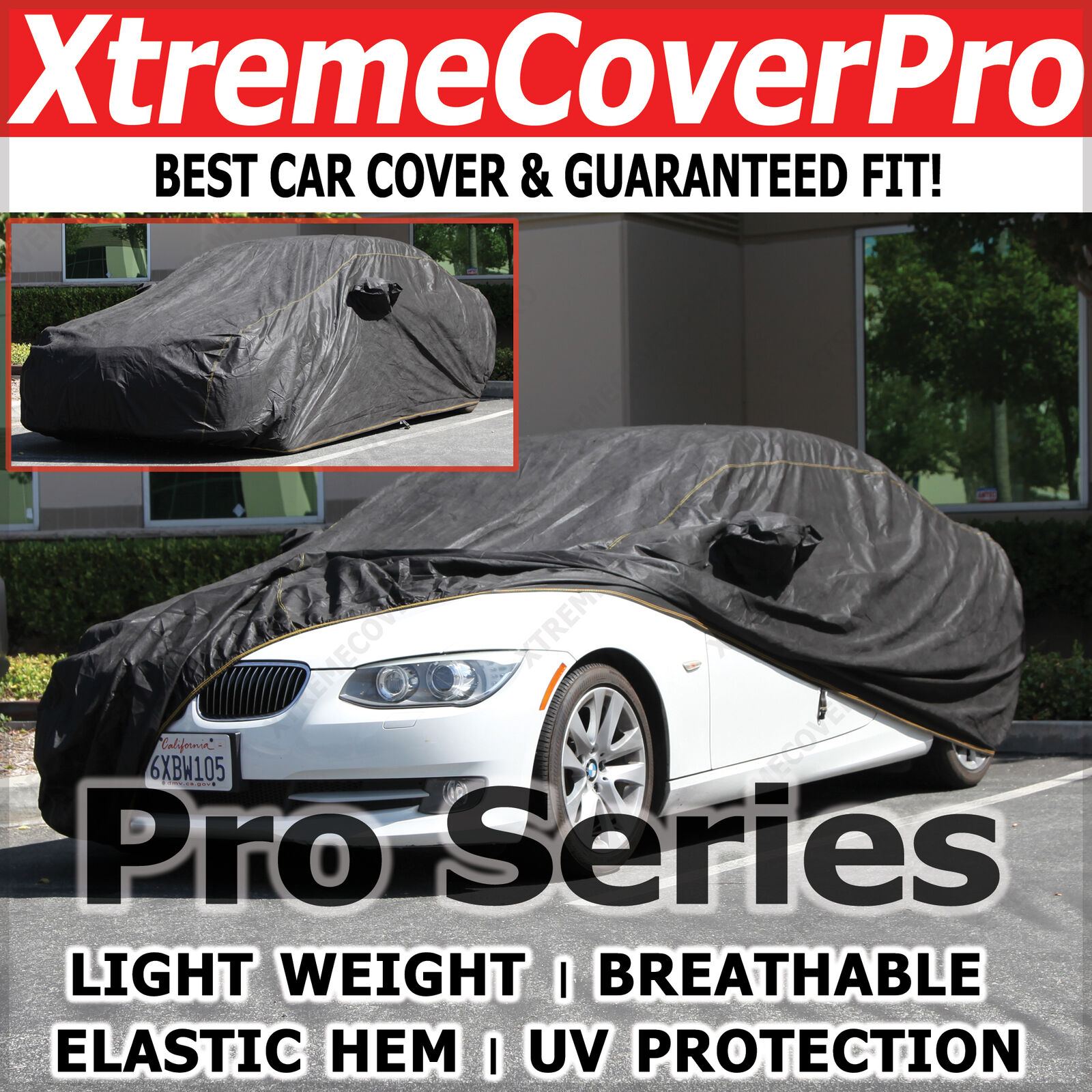2013 BMW 328i 335i 335is M3 Coupe Breathable Car Cover w/MirrorPocket