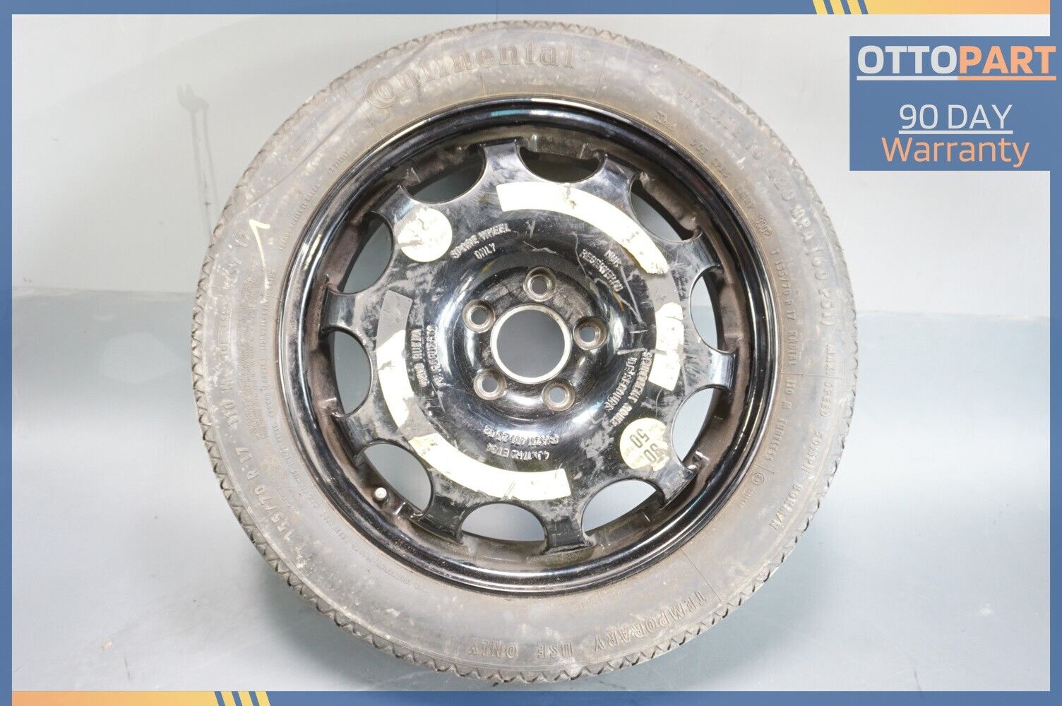 2003-2009 Mercedes E320 E-Class Emergency Spare Tire Wheel 155/70 R17 1135 OEM