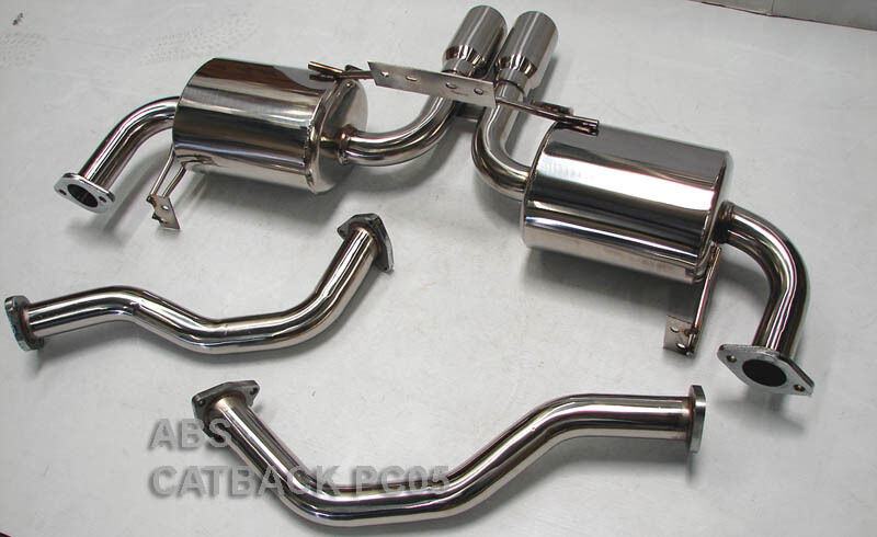Manzo Stainless Steel Exhaust System For 05-08 Porsche Boxster/Boxster S 987.1