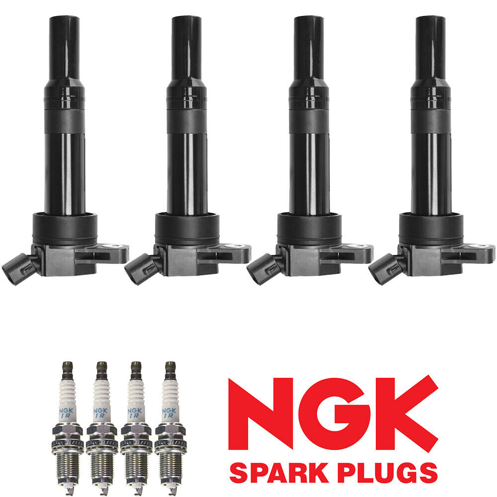 Ignition Coil & NGK Platinum Spark Plug for Kia Soul Forte Hyundai Elantra UF651