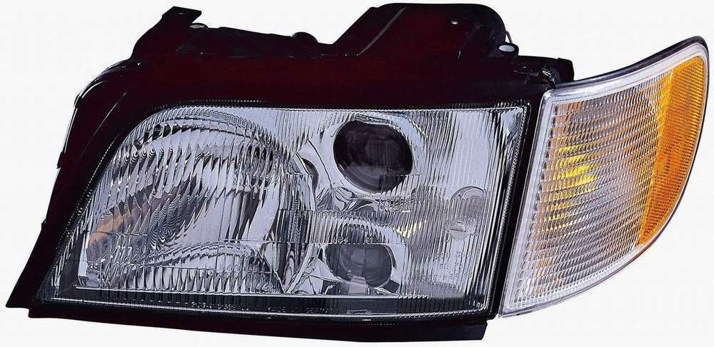 For 1995-1997 Audi A6 S6 Headlight Halogen Driver Side